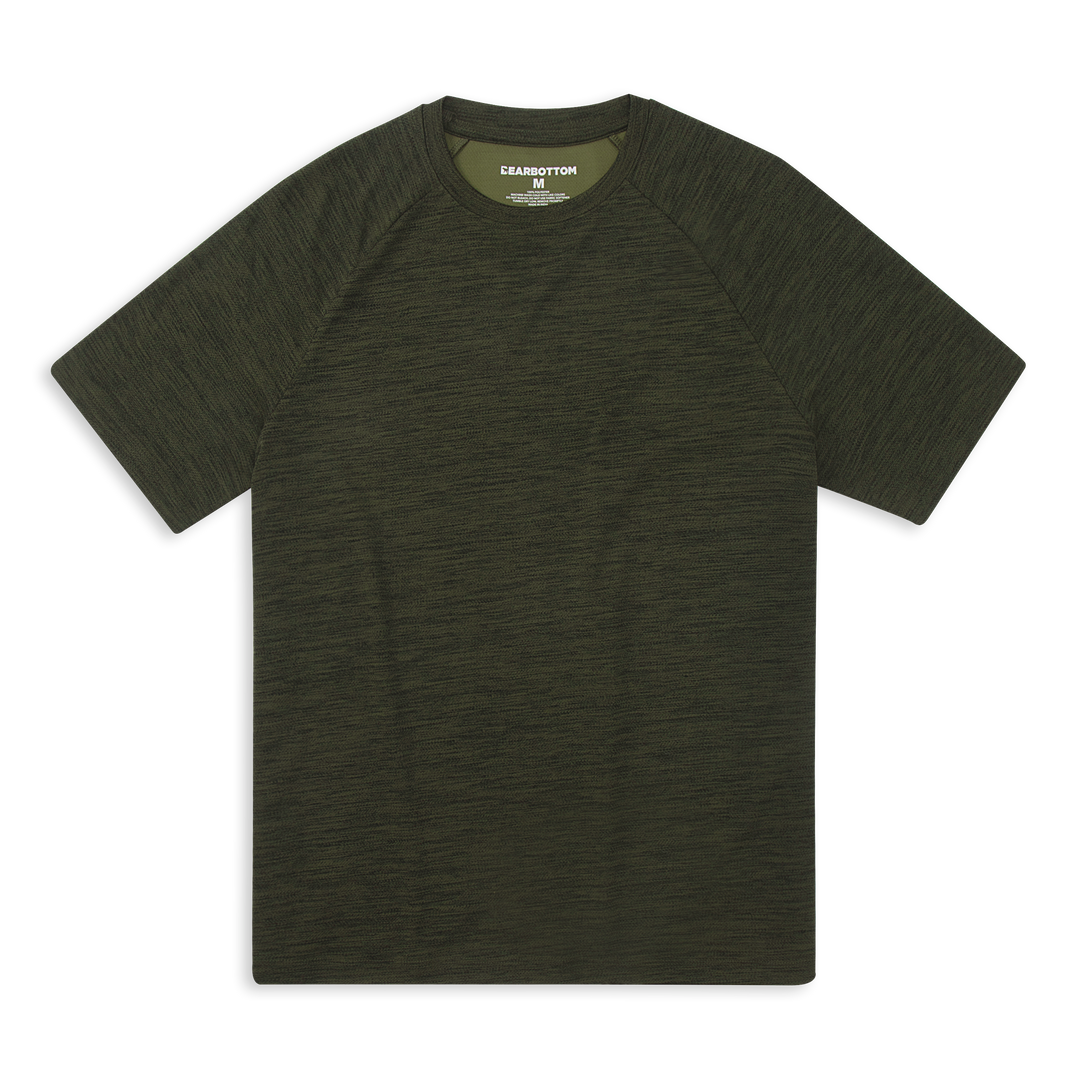Flex Tee Army Green front