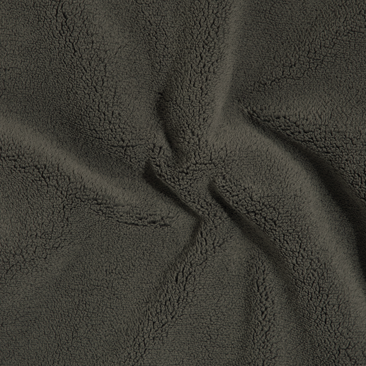 Full-Zip Sherpa Jacket Shadow fabric detail
