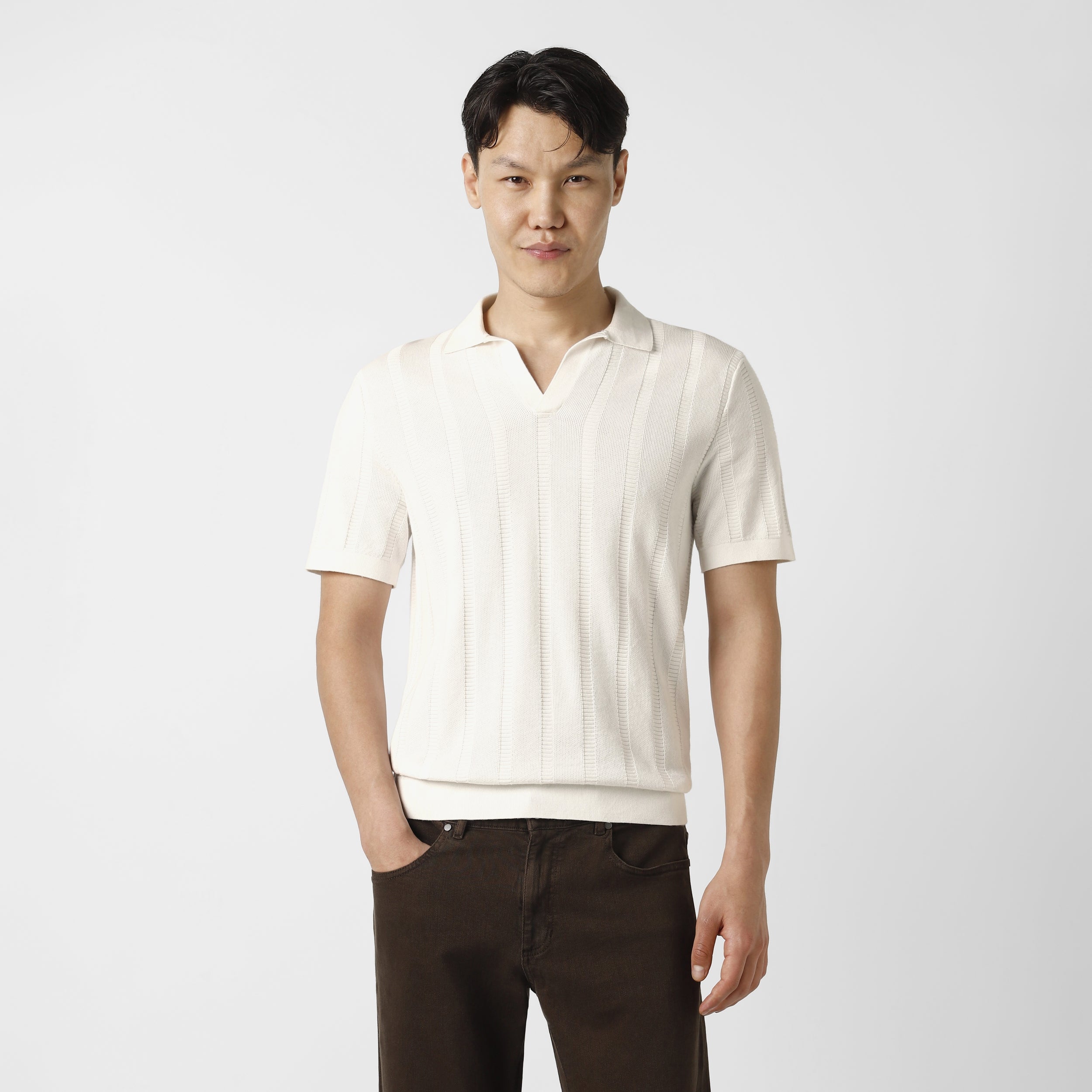 Bearbottom Clothing Ladder Knit Sweater Polo