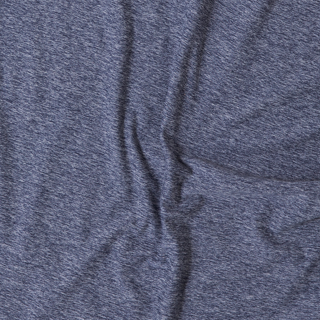 Long Sleeve Tech Tee Navy fabric detail