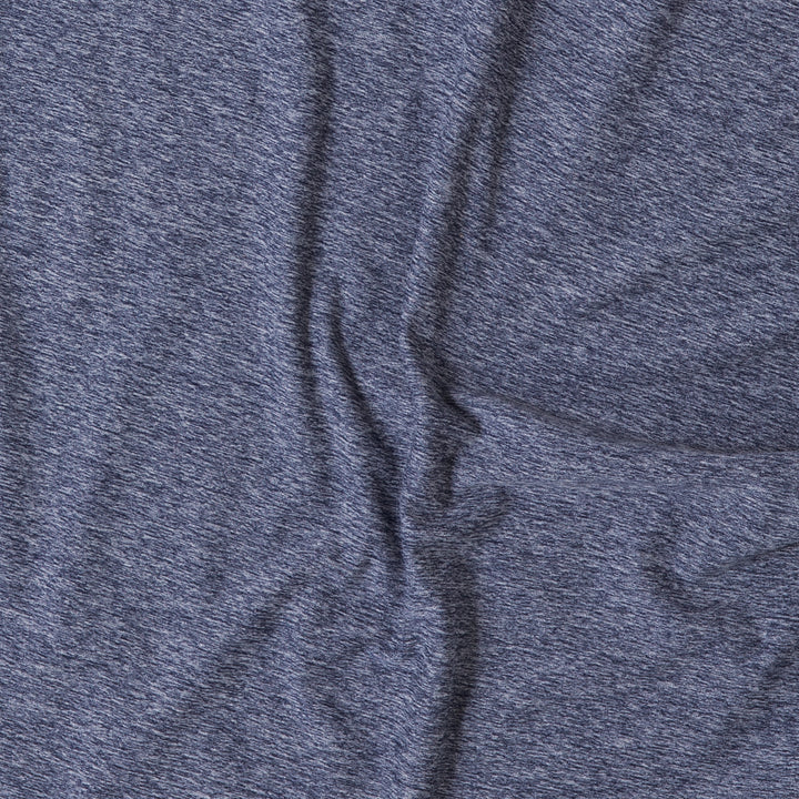 Long Sleeve Tech Tee Navy fabric detail
