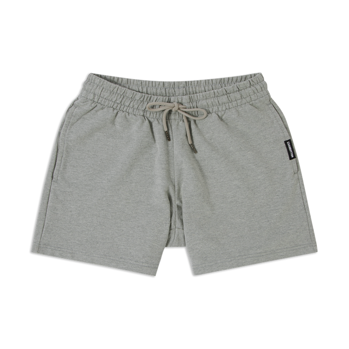 Lounge Short 5 Heather Grey flat front
