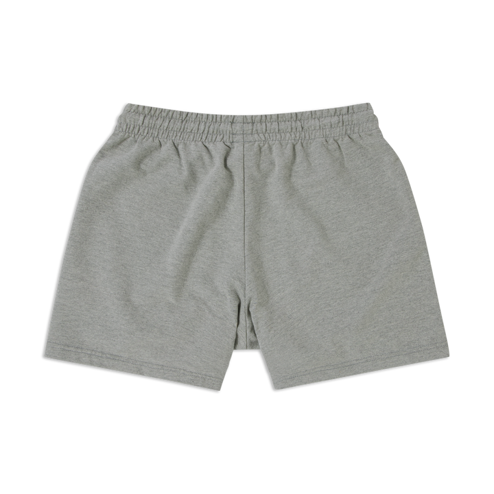 Lounge Short 5 Heather Grey back flat