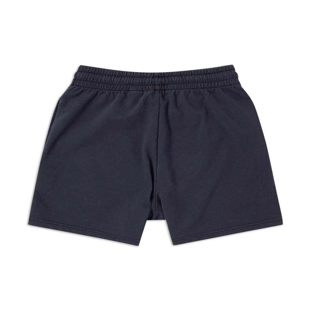 Lounge Short 5 Navy back flat
