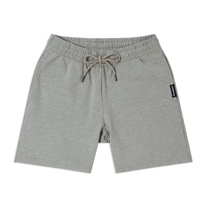 Lounge Short 7 Heather Grey front flat