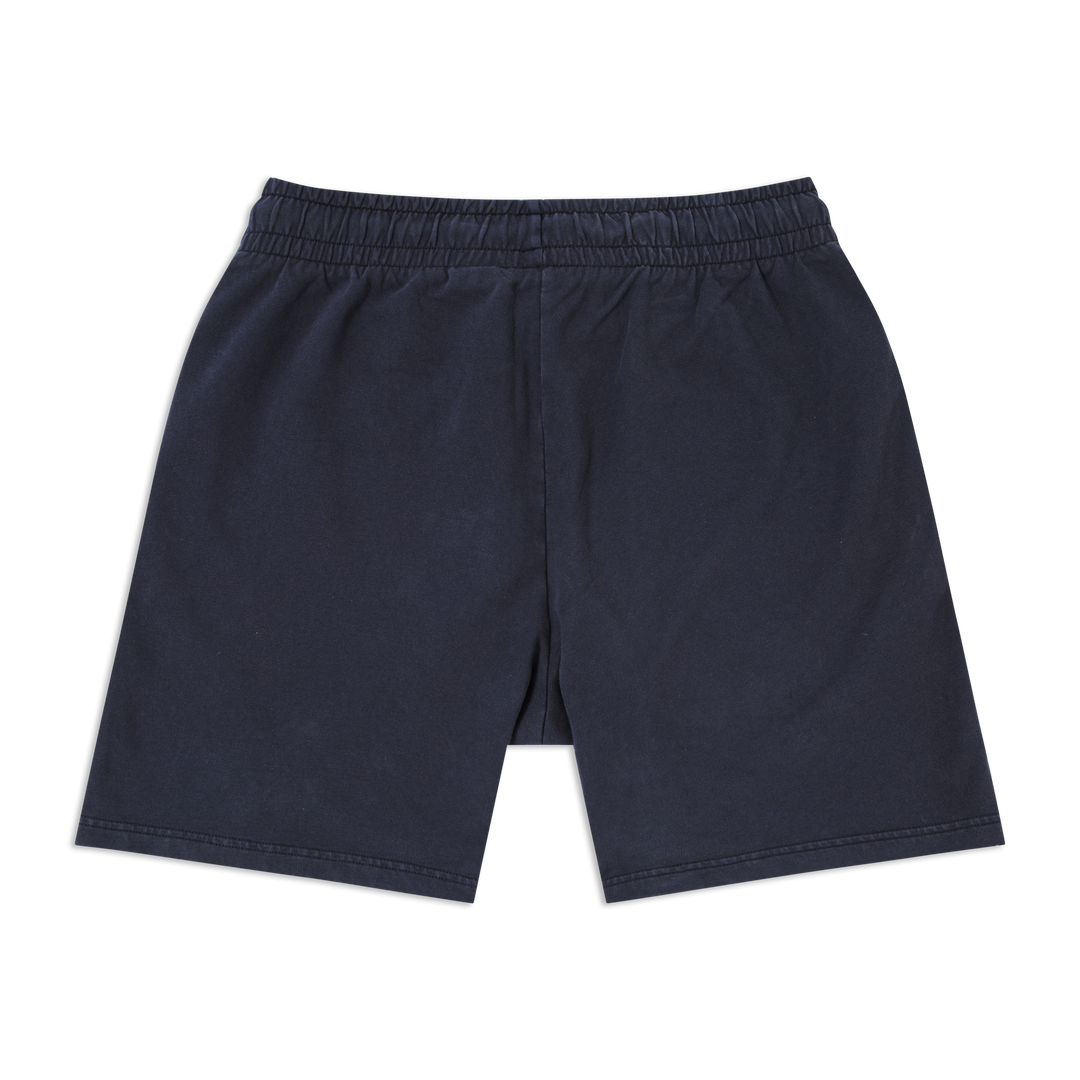 Lounge Short 7 Navy back flat