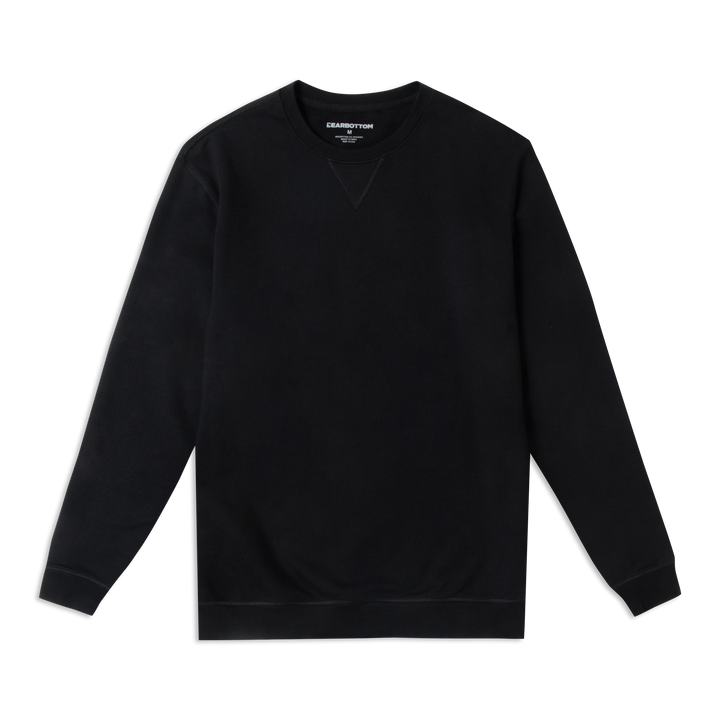 Lounge Crewneck Black front