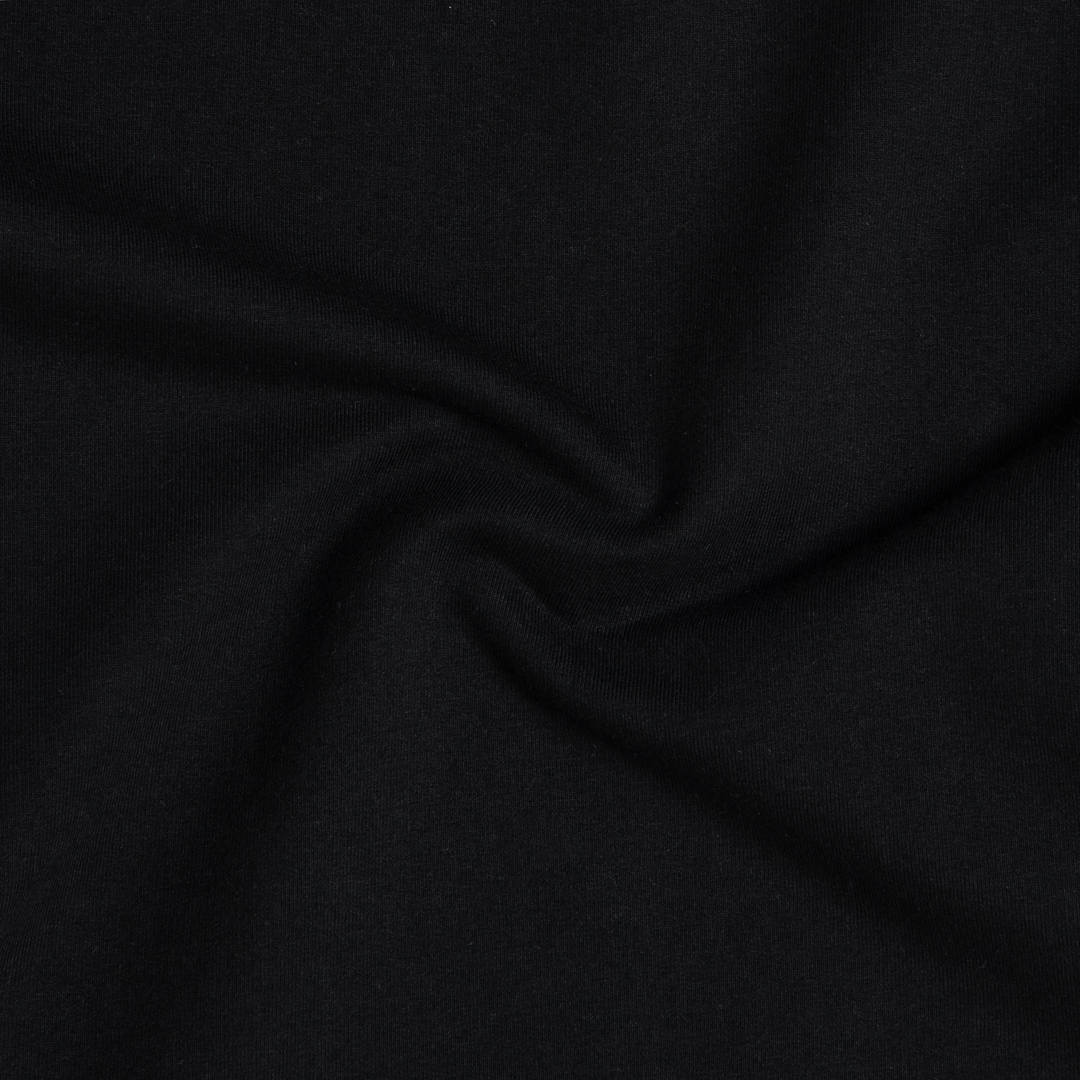 Lounge Crewneck Black close up fabric