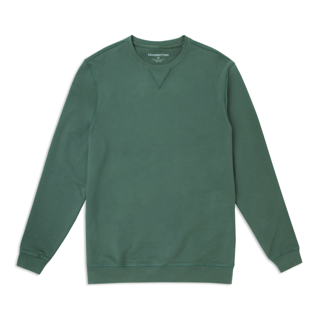 Lounge Crewneck Dark Sage front