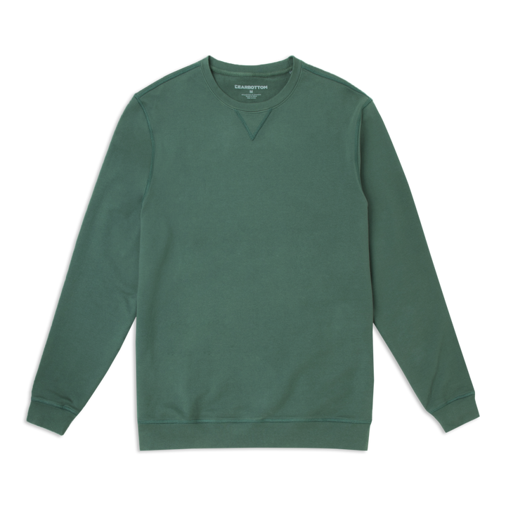 Lounge Crewneck Dark Sage front