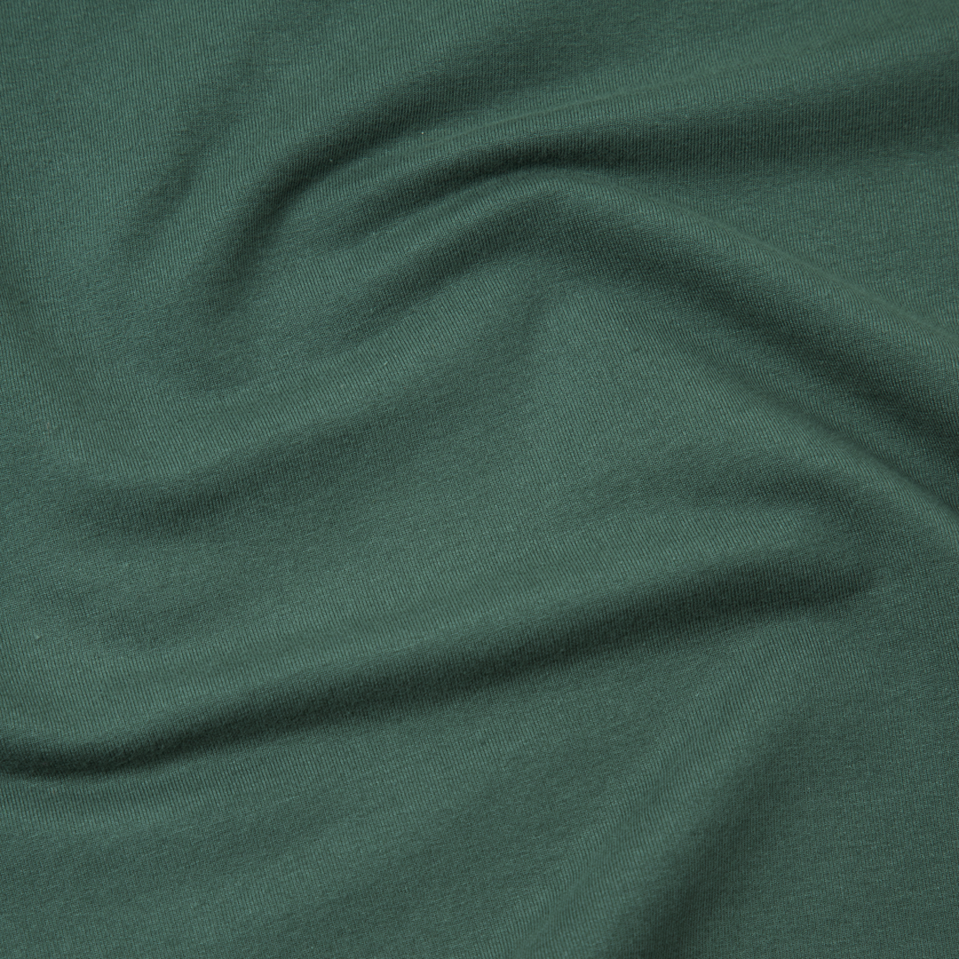 Lounge Crewneck Dark Sage close up fabric