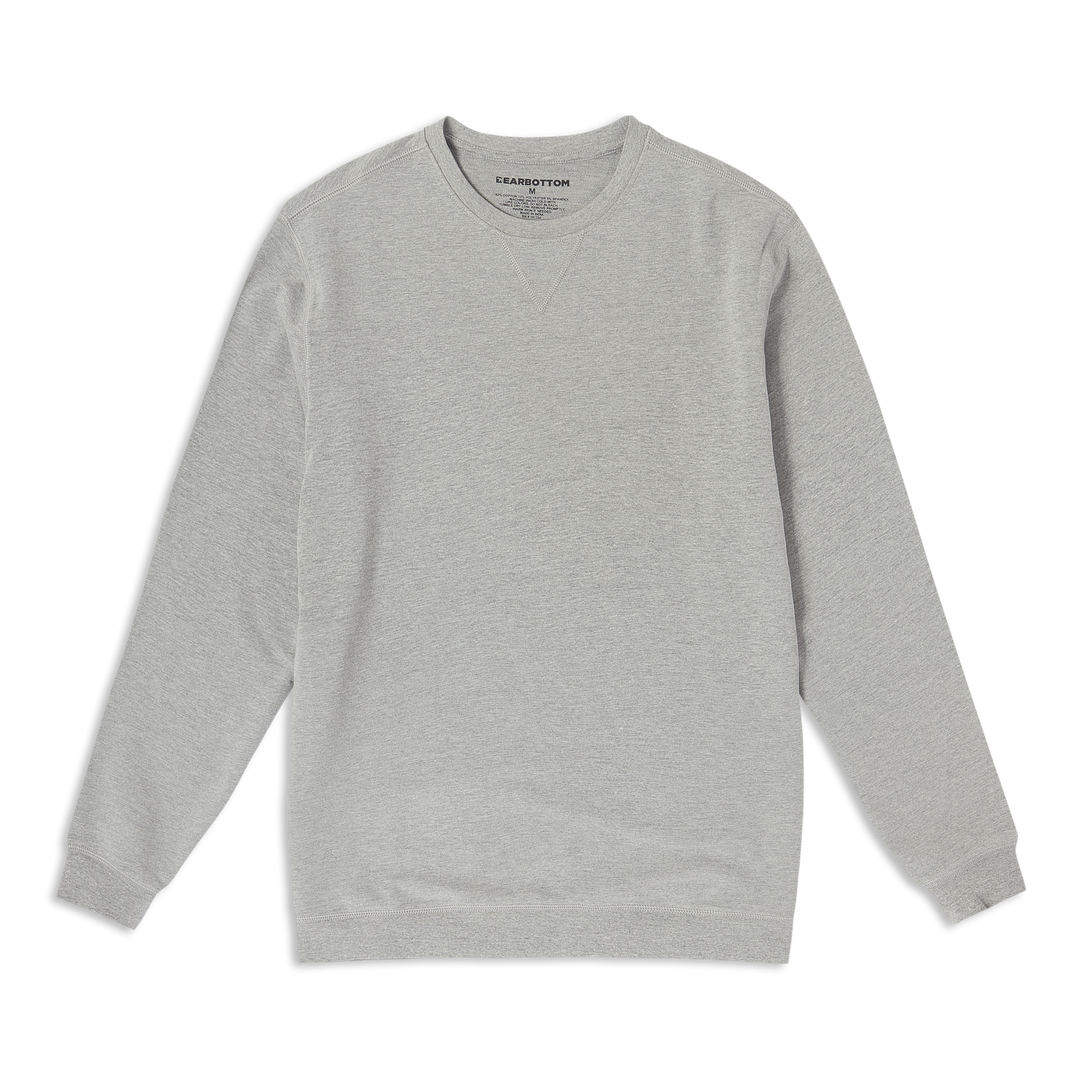 Lounge Crewneck Heather Grey front