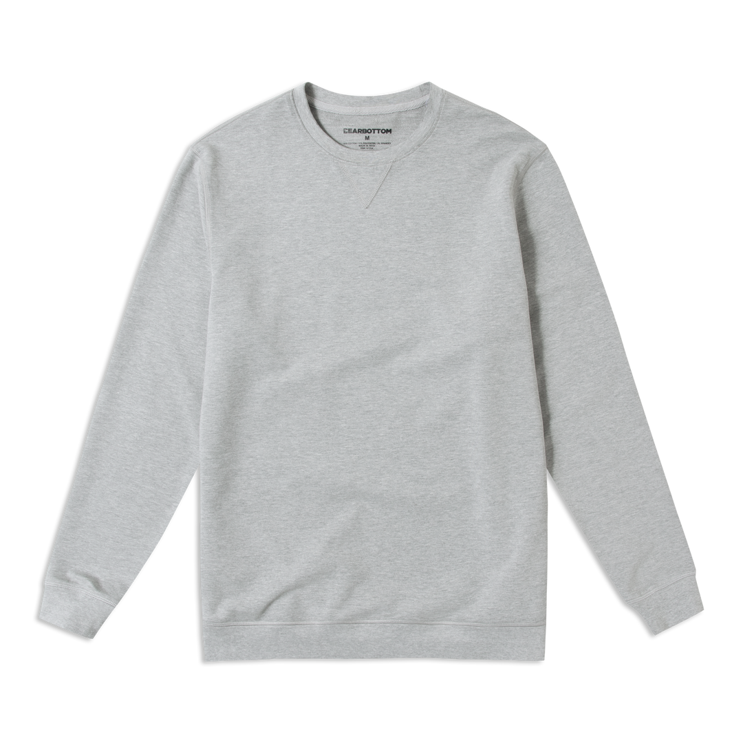 Lounge Crewneck Heather Grey front