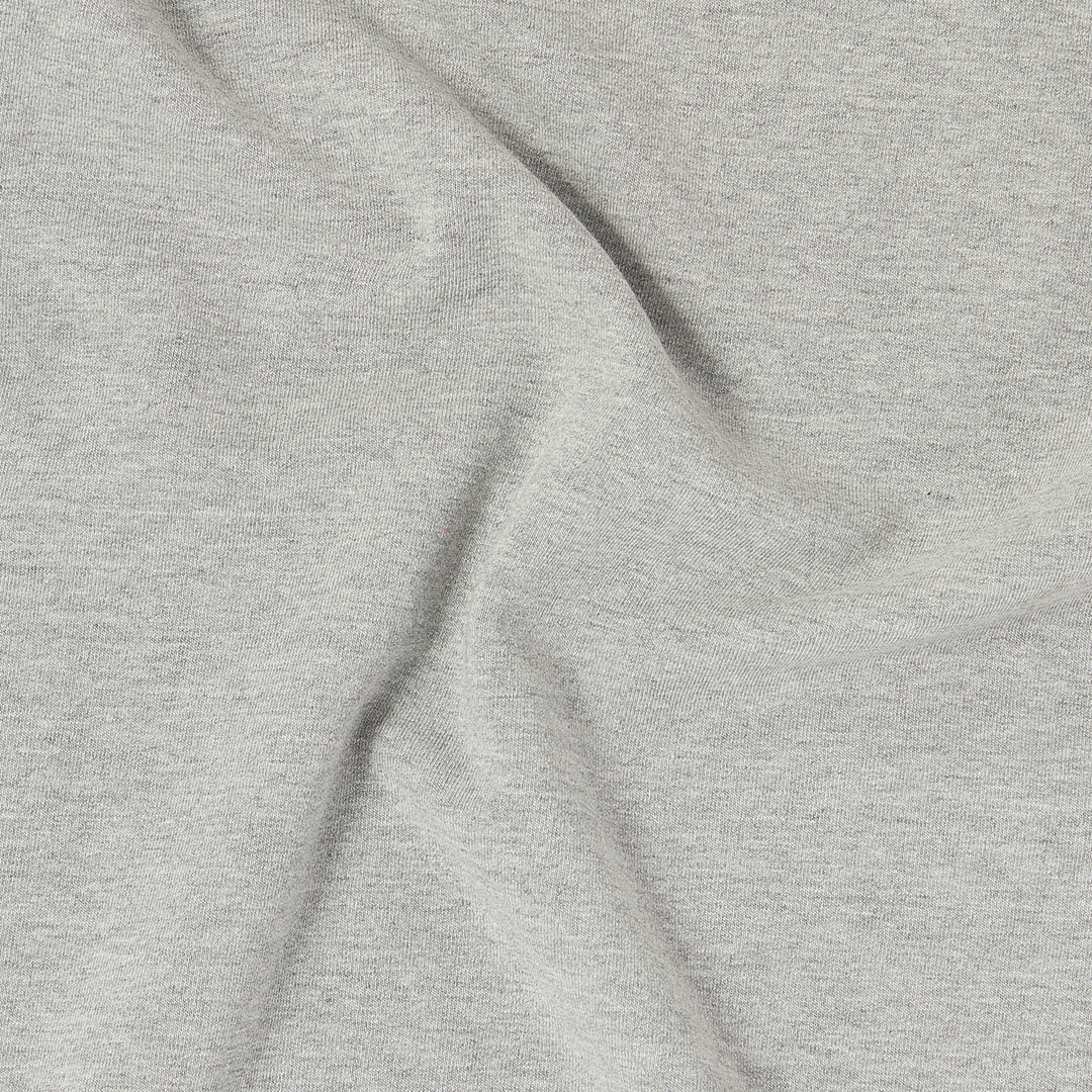 Lounge Crewneck Heather Grey close up fabric