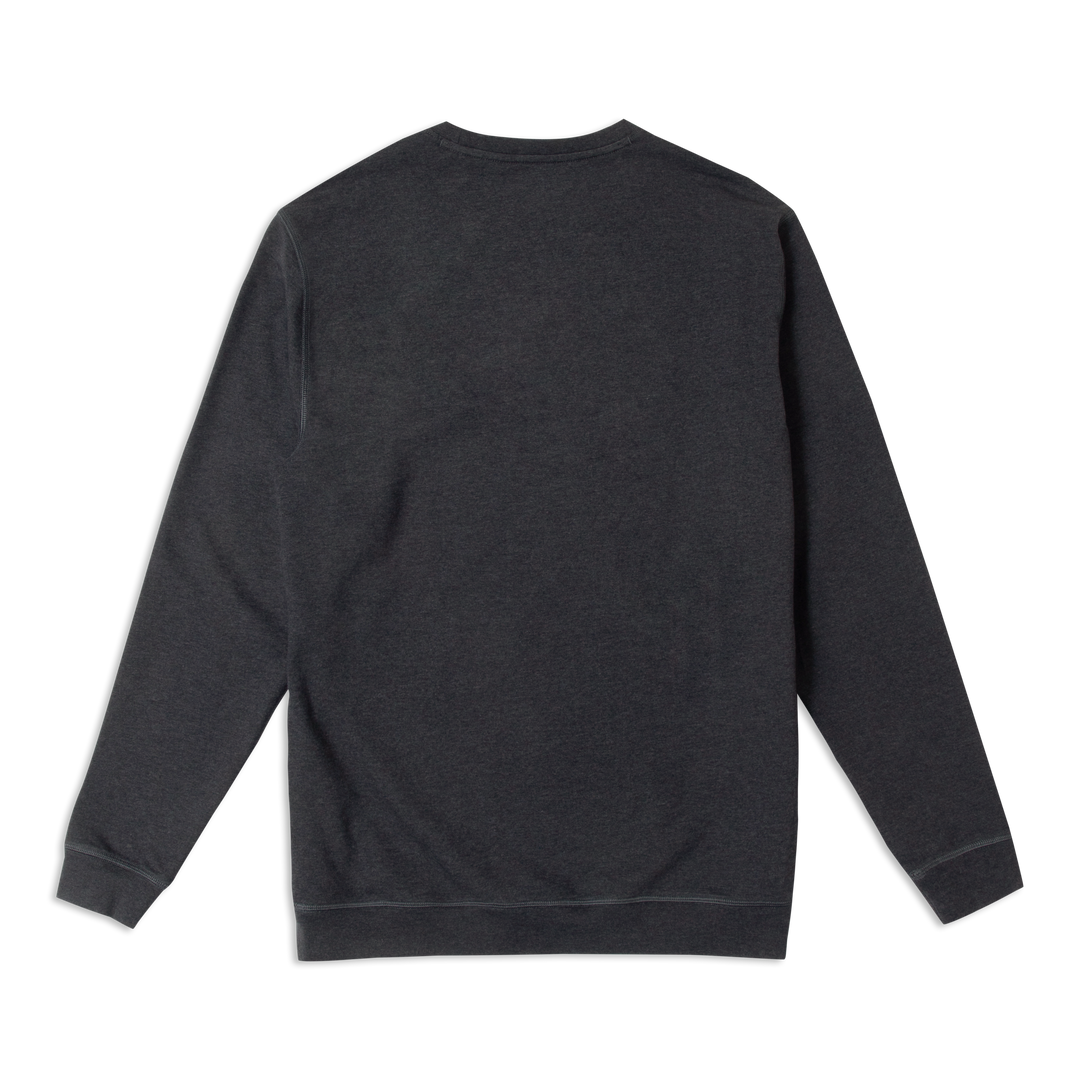 Lounge Crewneck Heather Shadow back