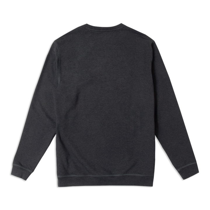 Lounge Crewneck Heather Shadow back