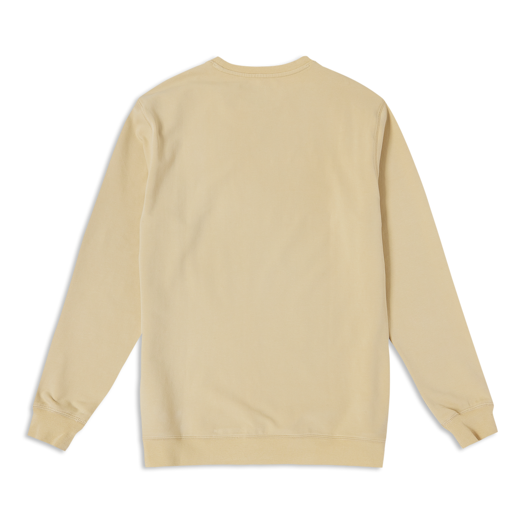 Lounge Crewneck Khaki back