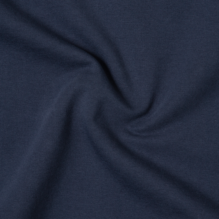 Lounge Crewneck Navy close up fabric