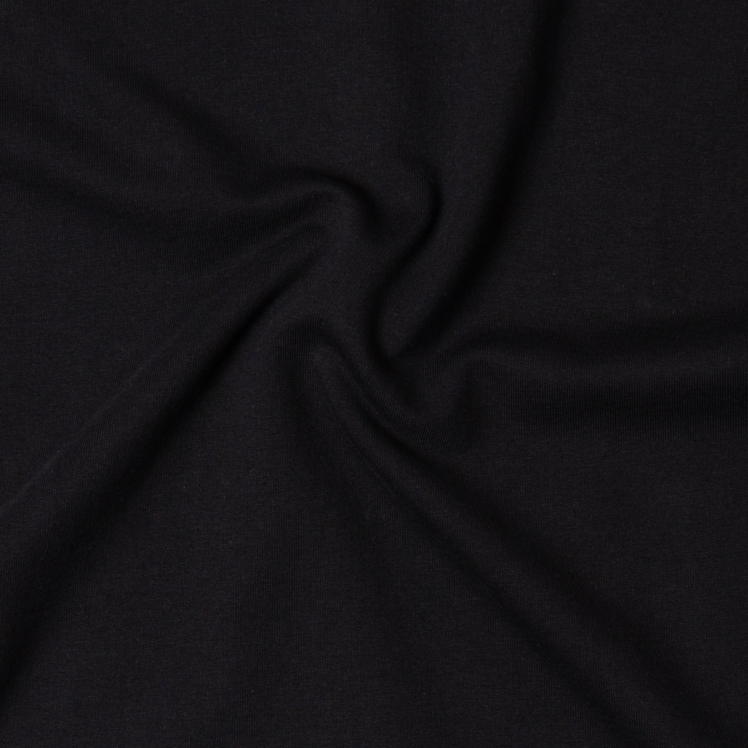 Lounge Hoodie Black close up fabric