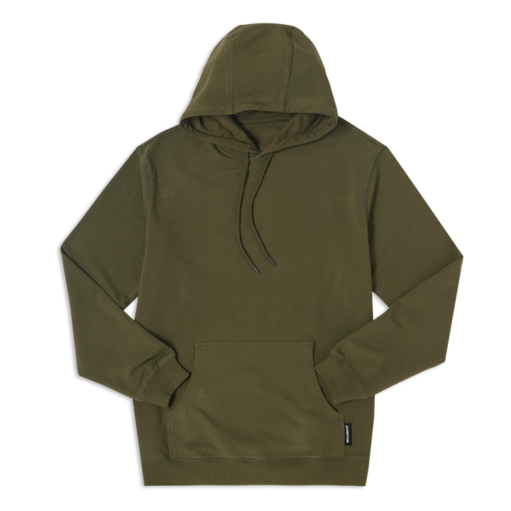 Lounge Hoodie Dark Olive front