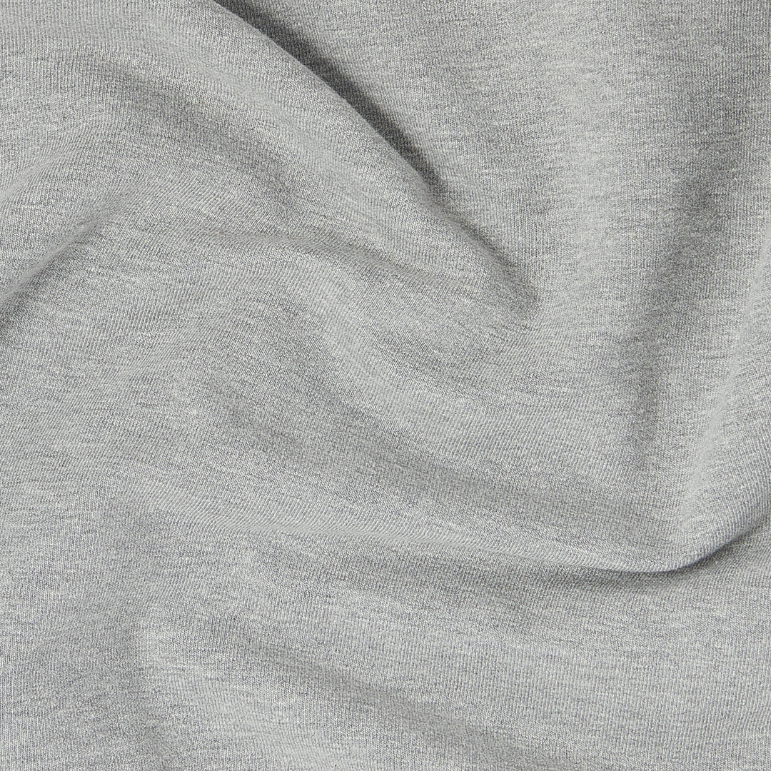 Lounge Hoodie Heather Grey close up fabric