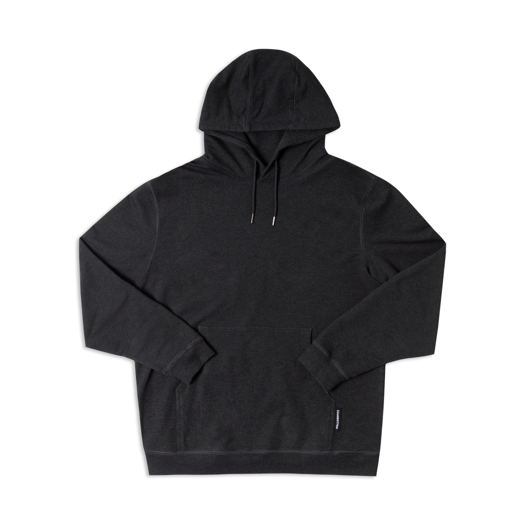 Lounge Hoodie Dark Heather Shadow front