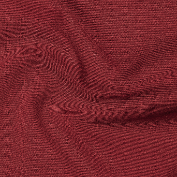 Lounge Hoodie Maroon close up fabric