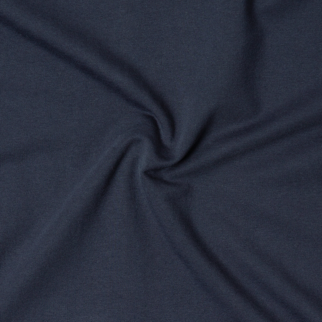 Lounge Hoodie Navy close up fabric