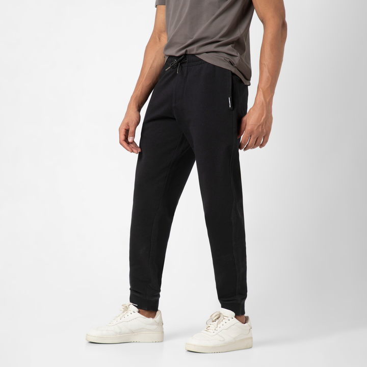 Lounge Jogger Black side on model