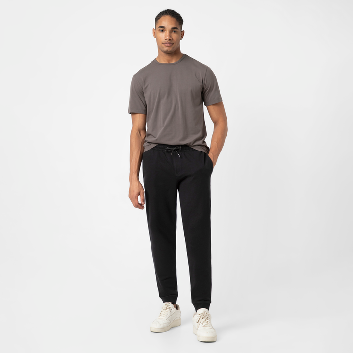 Lounge Jogger Black full body on model