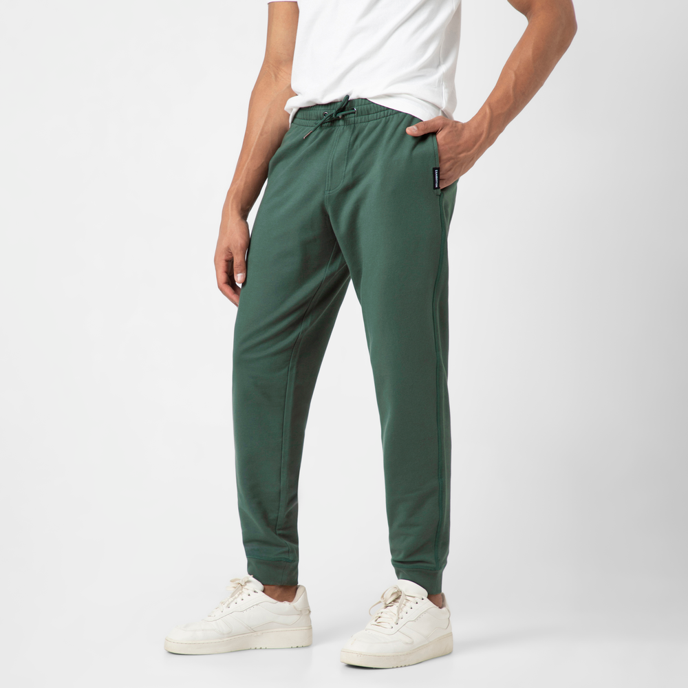 Lounge Jogger Dark Sage side on model