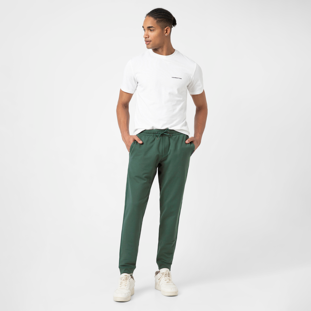 Lounge Jogger Dark Sage full body on model