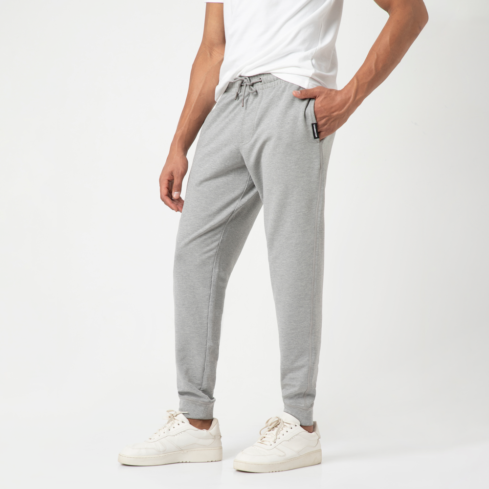 Lounge Jogger Heather Grey side on model