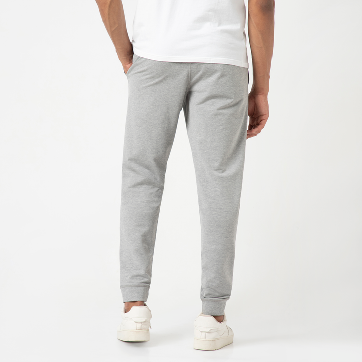 Lounge Jogger Heather Grey back on model