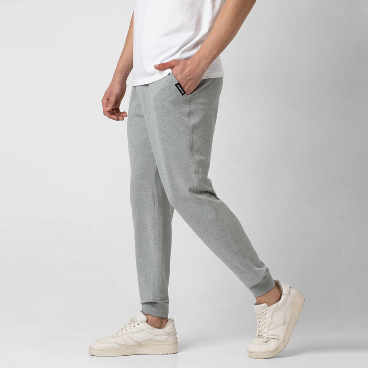 Lounge Jogger Heather Grey side on model