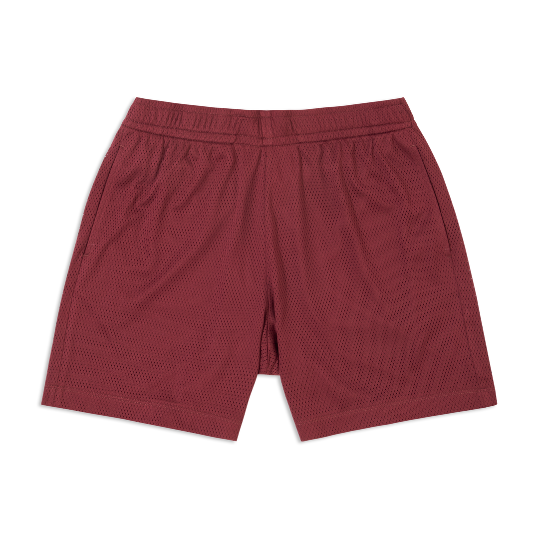 Mesh Short flay lay in Brick