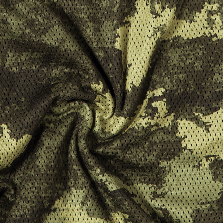 Mesh Short Camo Tree fabric detail