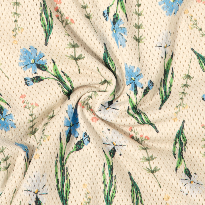 Mesh Short Garden fabric detail