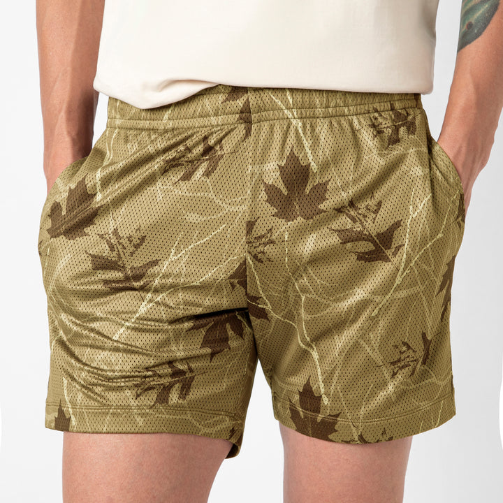 Mesh Short Hunter close up on model