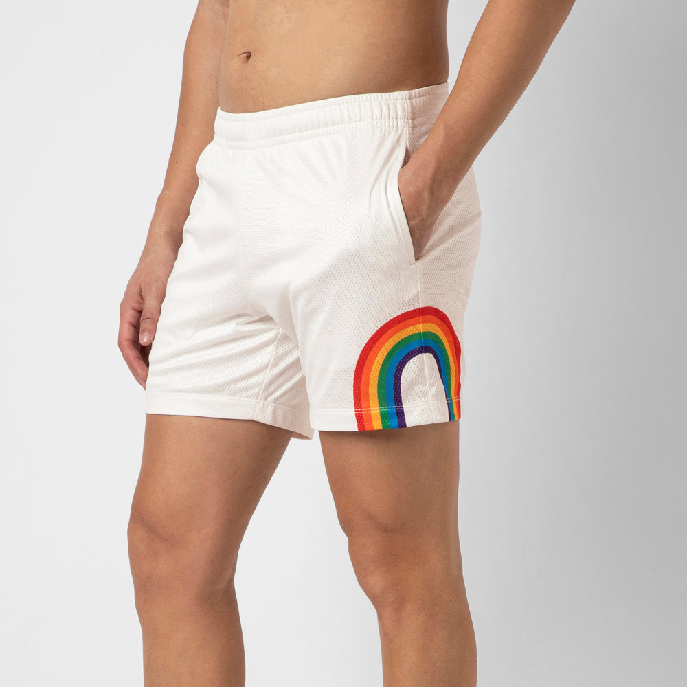 Mesh Short Pride side on model