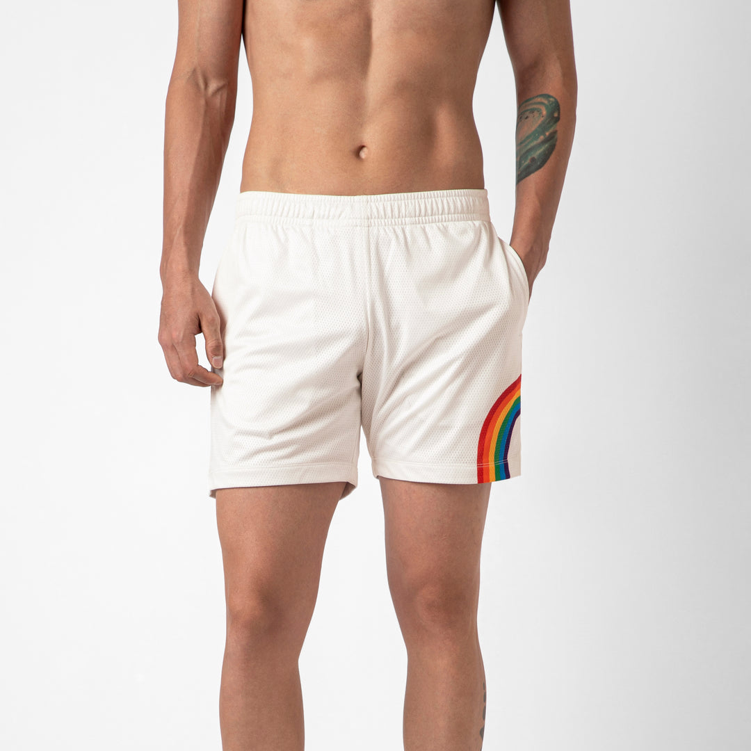 Mesh Short Pride front on model