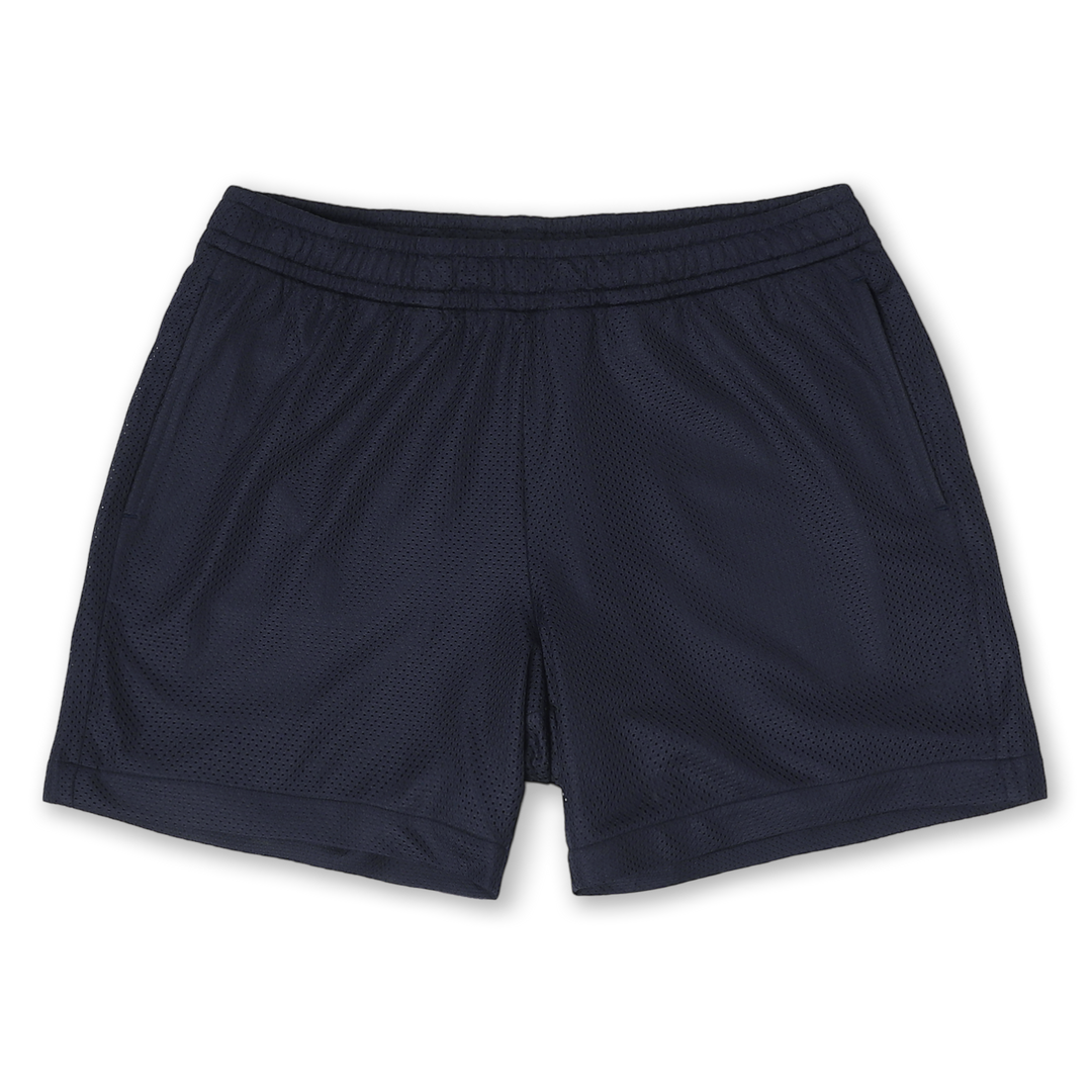 Mesh Short Navy front