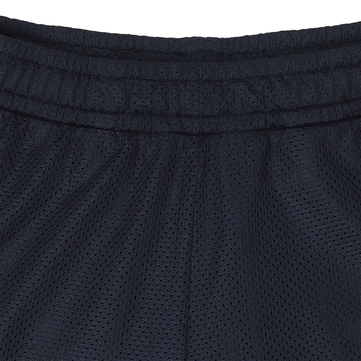 Mesh Short 5.5" Navy close up elastic waistband