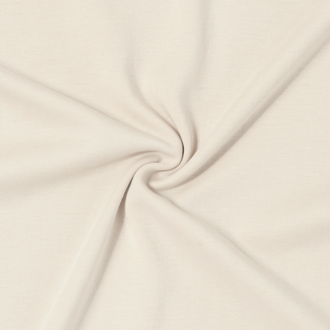 Midweight Supima Polo Bone fabric detail