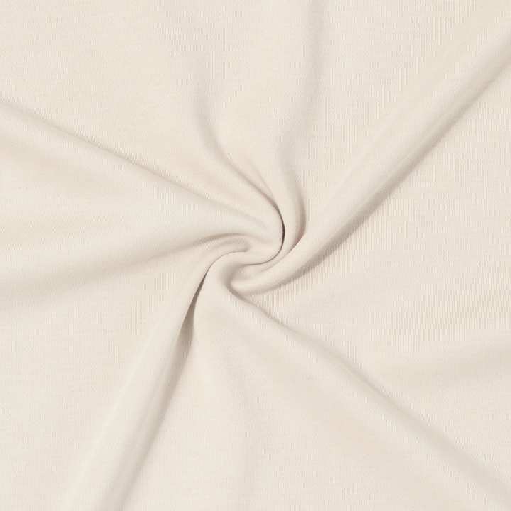 Midweight Supima Polo Bone fabric detail