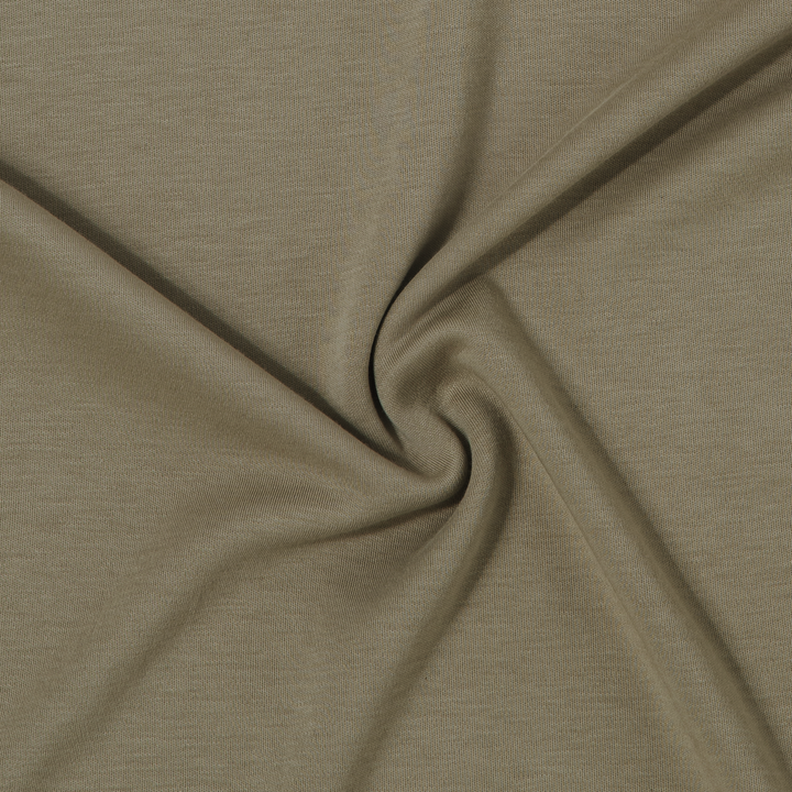 Midweight Supima Polo Fossil fabric detail