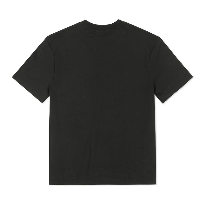 Midweight Supima Tee Black back flat