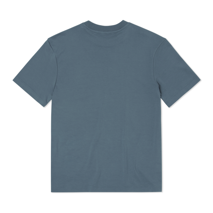 Midweight Supima Tee Denim back flat