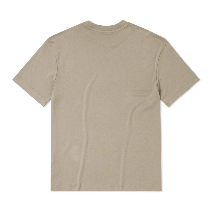 Midweight Supima Tee Fossil back flat