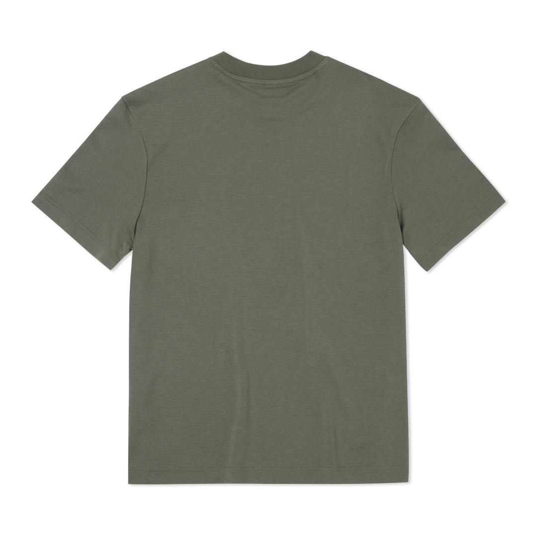 Midweight Supima Tee Graphite back flat